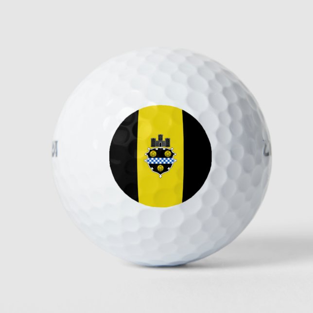 Balles De Golf Drapeau de Pittsburgh, Pennsylvanie Golf Balls (Devant)