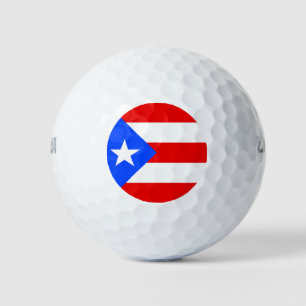Balles De Golf Drapeau de Porto Rico
