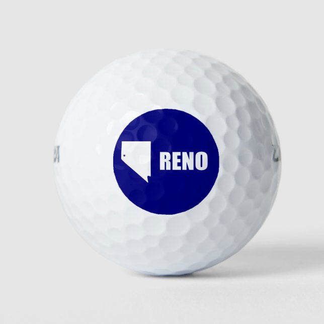 Balles De Golf Drapeau de Reno, Nevada Golf Balls (Devant)