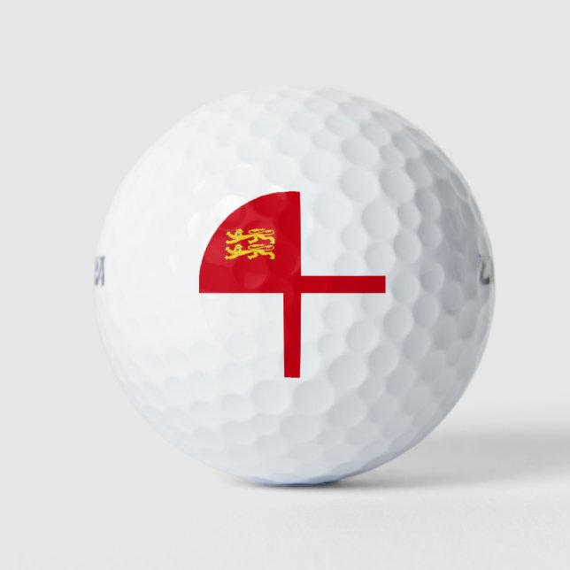 Balles De Golf Drapeau de Sercq (Devant)