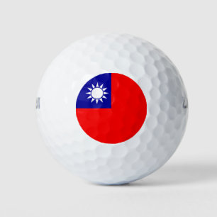 Balles De Golf Drapeau de Taïwan