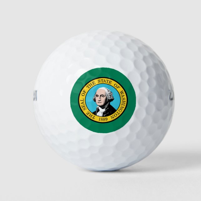 BALLES DE GOLF DRAPEAU DE WASHINGTON (Devant)