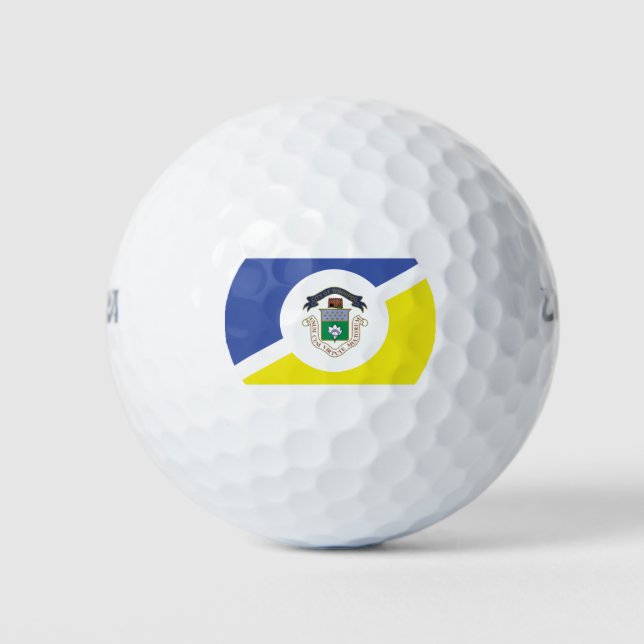 Balles De Golf Drapeau de Winnipeg, Manitoba Golf Balls (Devant)