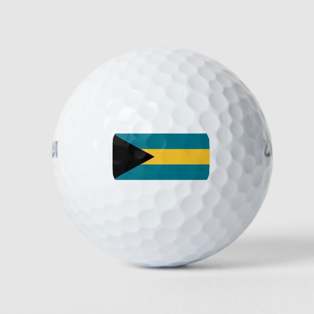Balles De Golf Drapeau des Bahamas (Devant)