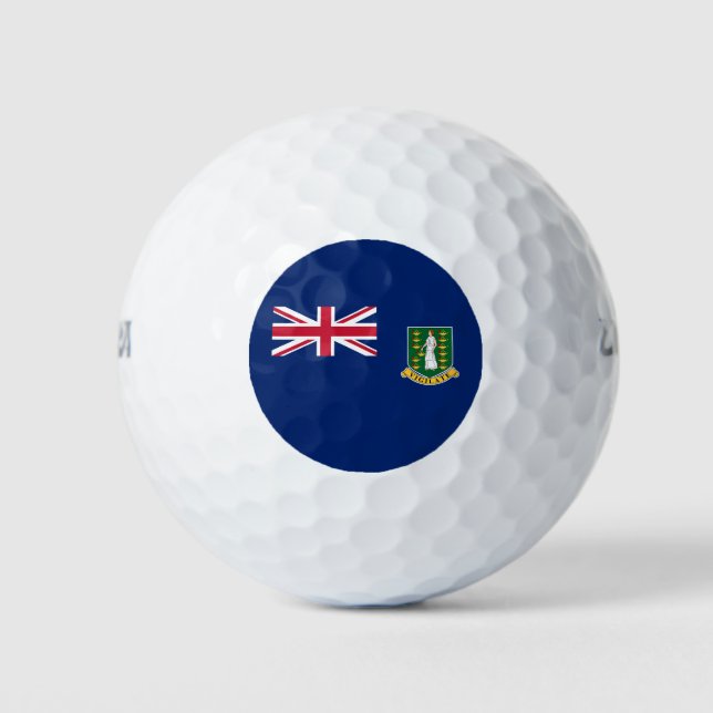 Balles De Golf Drapeau des îles Vierges britanniques (Devant)