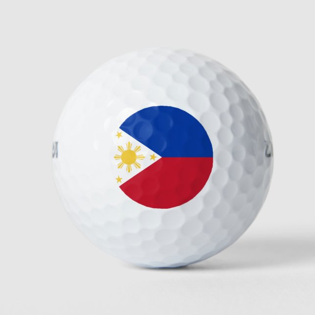 Balles De Golf drapeau des Philippines (Devant)