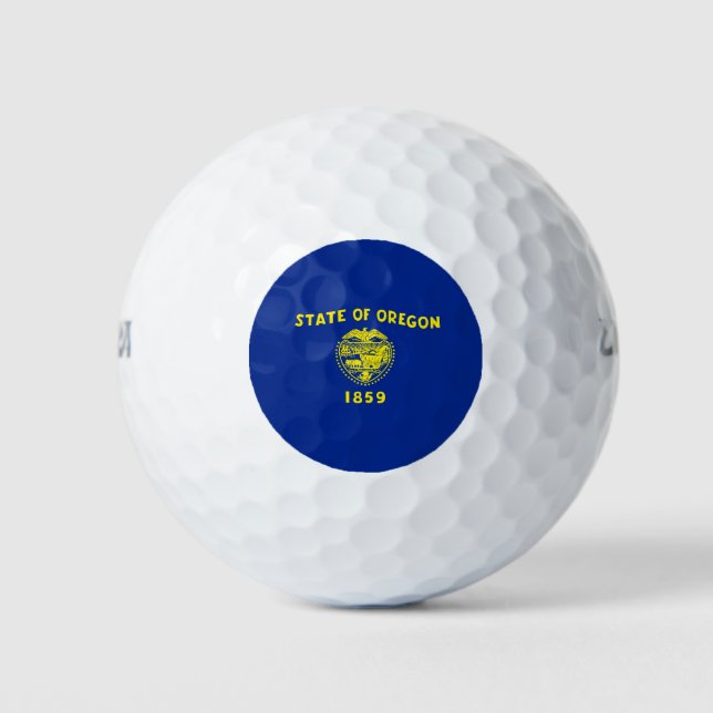 Balles De Golf Drapeau d'État de l'Oregon (Devant)