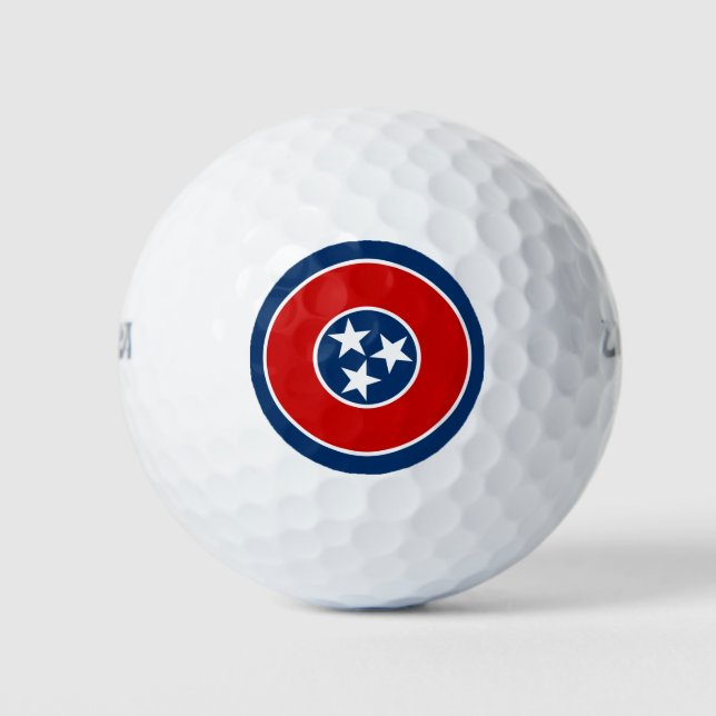 Balles De Golf Drapeau d'état du Tennessee (Devant)