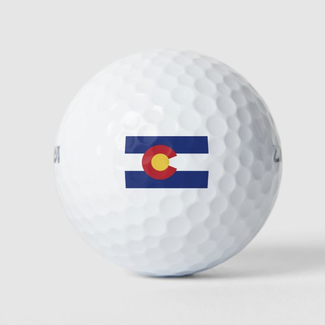 Balles De Golf Drapeau du Colorado (Devant)