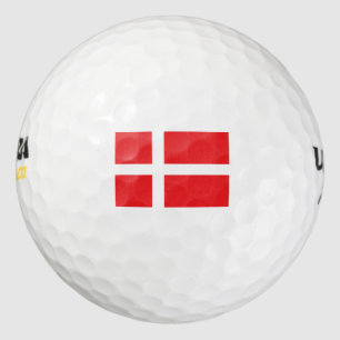 Balles De Golf Drapeau du Danemark