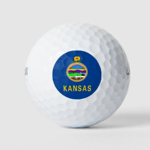 Balles De Golf Drapeau du Kansas