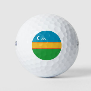Balles De Golf Drapeau du Karakalpakstan