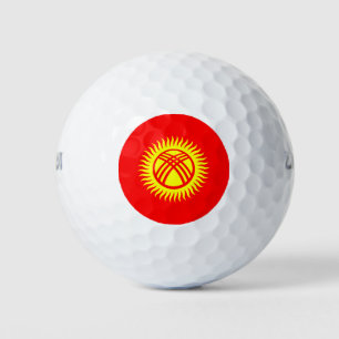 Balles De Golf Drapeau du Kirghizistan