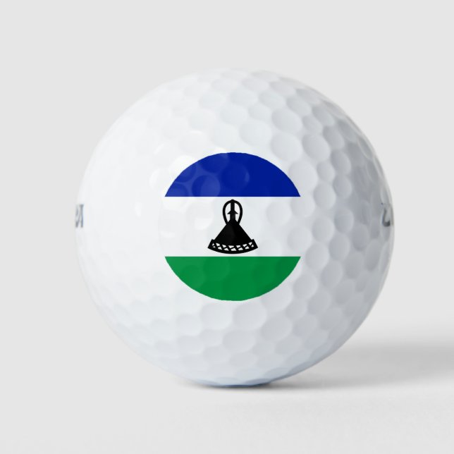Balles De Golf Drapeau du Lesotho (Devant)