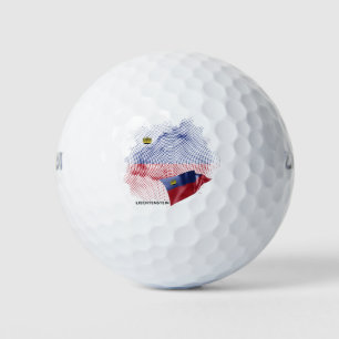 Balles De Golf drapeau du Liechtenstein