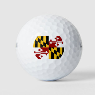 Balles De Golf Drapeau du Maryland
