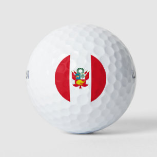 Balles De Golf Drapeau du Pérou