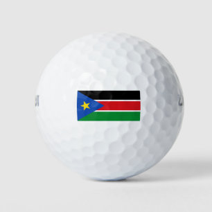 Balles De Golf Drapeau du Soudan du Sud (Afrique)