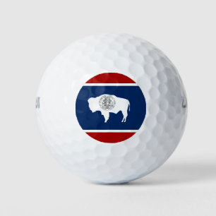 Balles De Golf Drapeau du Wyoming