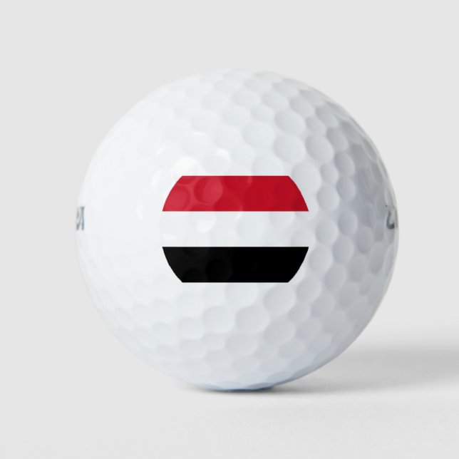 Balles De Golf Drapeau du Yémen (Devant)