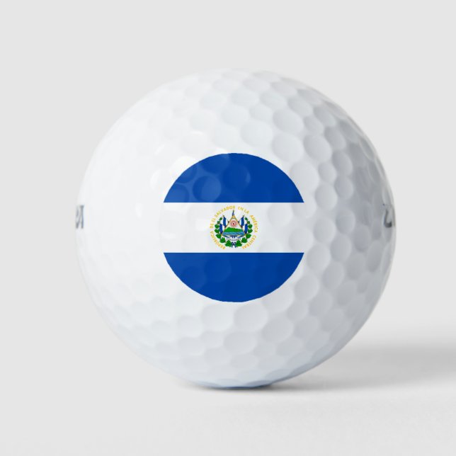 Balles De Golf Drapeau El Salvador (Devant)