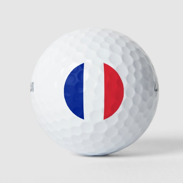 Balles De Golf Drapeau français (France) (Devant)