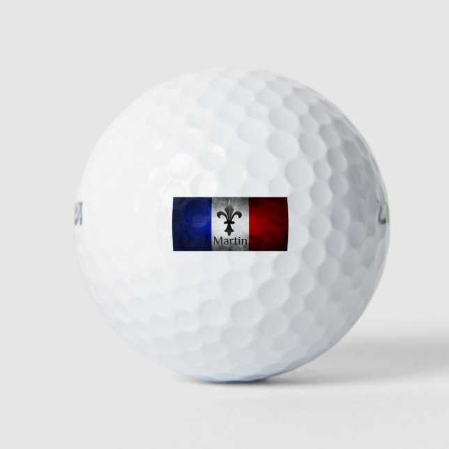 Balles De Golf Drapeau français Martin (Devant)