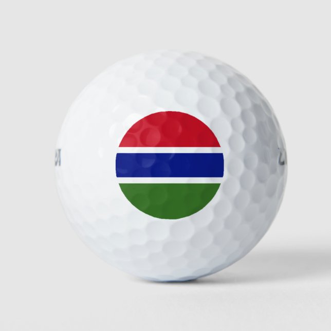 Balles De Golf Drapeau Gambie (Devant)