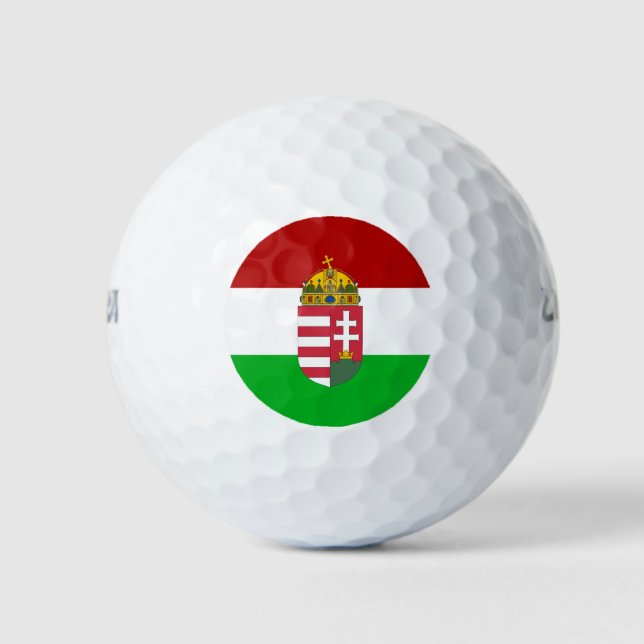 Balles De Golf Drapeau hongrois (Devant)
