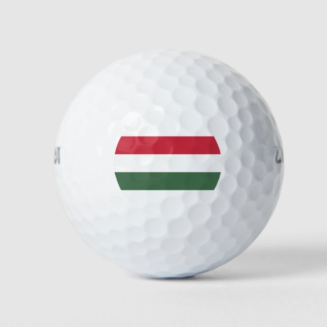 Balles De Golf Drapeau hongrois (Devant)