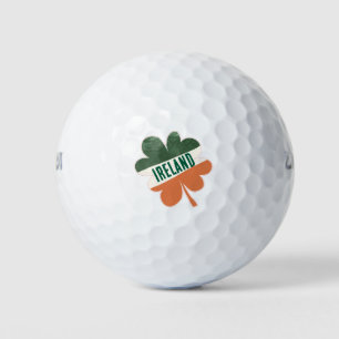 Balles De Golf Drapeau Irlandais