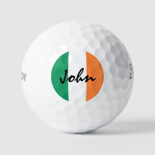 Balles De Golf Drapeau irlandais Nom personnalisé ssf gbcn