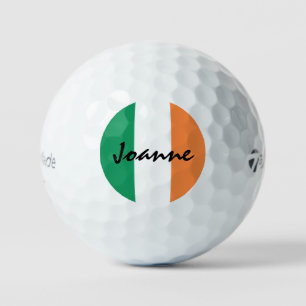 Balles De Golf Drapeau irlandais Nom personnalisé tmtp5 gbt