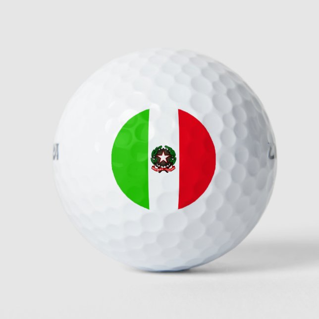 Balles De Golf Drapeau italien (Devant)