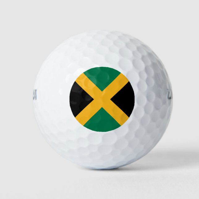 Balles De Golf Drapeau Jamaïque (Devant)