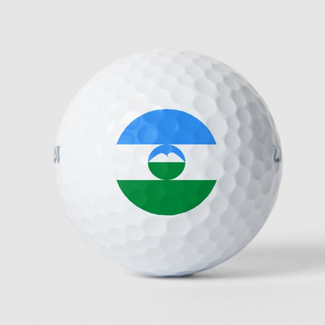 Balles De Golf Drapeau Kabardino Balkaria (Devant)