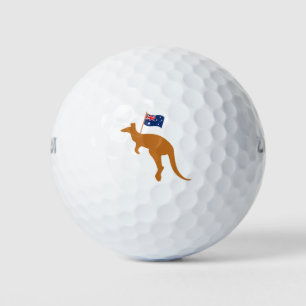 Balles De Golf drapeau kangourou australien