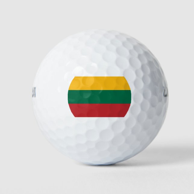 Balles De Golf Drapeau lituanien (Devant)