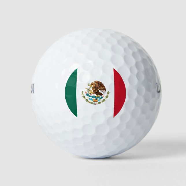 Balles De Golf Drapeau mexicain - Drapeau mexicain (Devant)