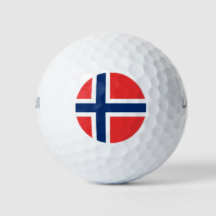 Balles De Golf Drapeau norvégien