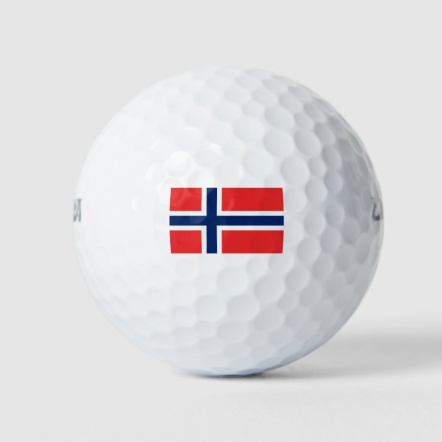 Balles De Golf Drapeau norvégien (Devant)