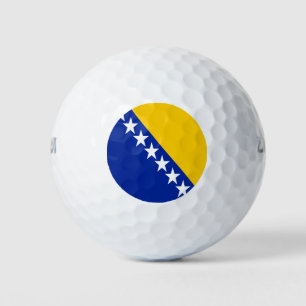 Balles De Golf Drapeau patriotique de Bosnie-Herzégovine