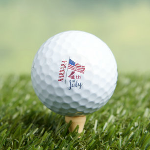 Balles De Golf Drapeau personnalisé du 4 juillet élégant