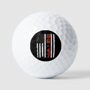 Balles De Golf Drapeau rétro Vintage USA 86 47 Anti Trump
