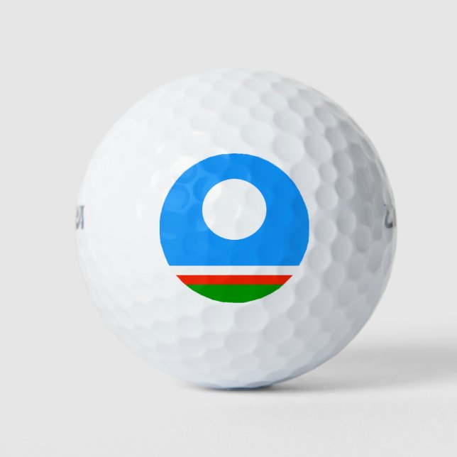 Balles De Golf Drapeau Sakha (Devant)