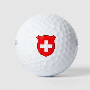 Balles De Golf Drapeau Suisse Grand Patriotique