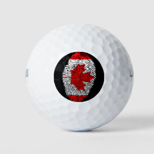 Balles De Golf Drapeau tactile canadien