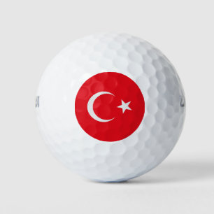 Balles De Golf Drapeau turc simple