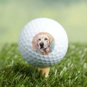 Balles De Golf Dreamy Labrador Retriever Portrait magique