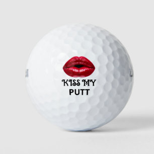 Balles De Golf Drôle Baiser My Putt Golf Balls